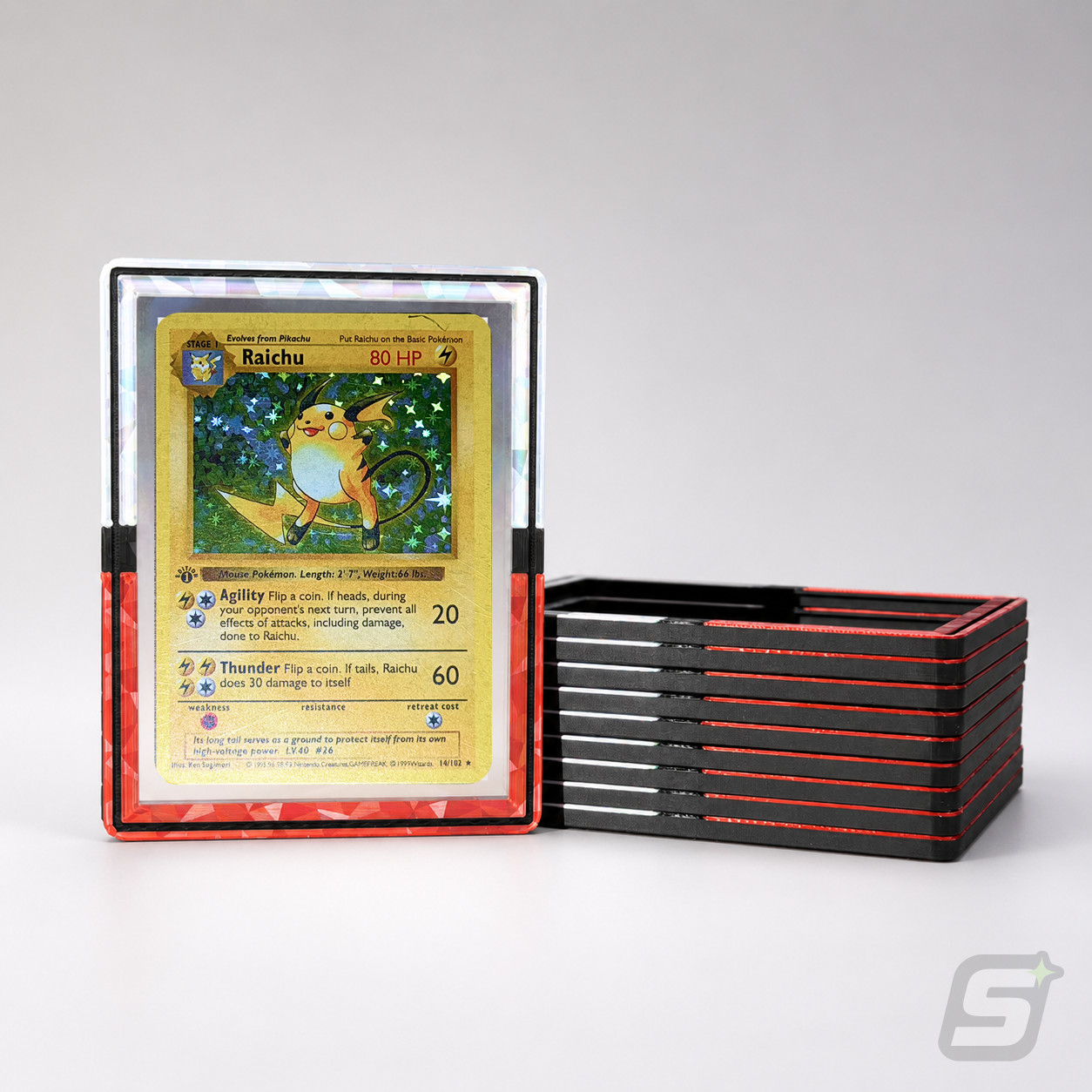Toploader Guard | Holographic Top Loader Slab Bumper | TCG Card Pokemon Pokeball