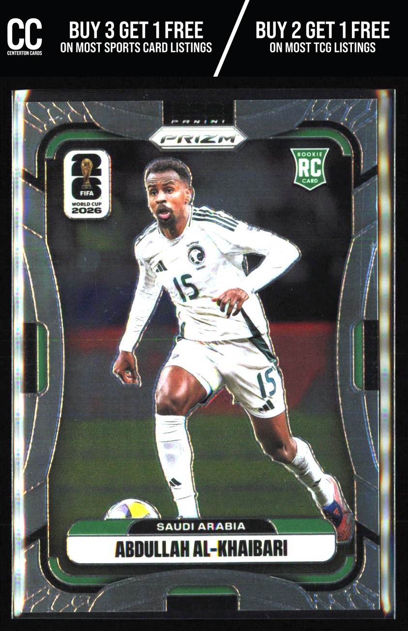Abdullah Al-Khaibari 2026 Panini Prizm FIFA World Cup #386 RC Saudi Arabia