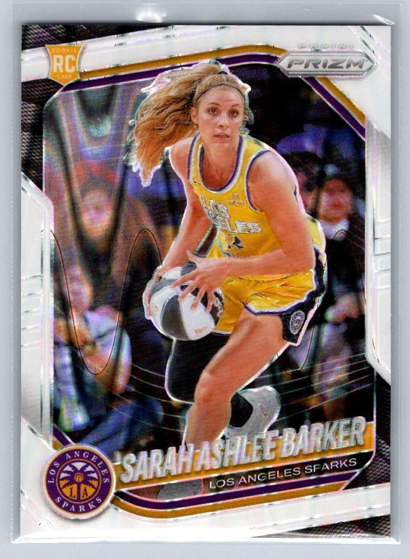 2025 Panini Prizm WNBA – Sarah Ashlee Barker #31 White Seismic Prizm (RC)