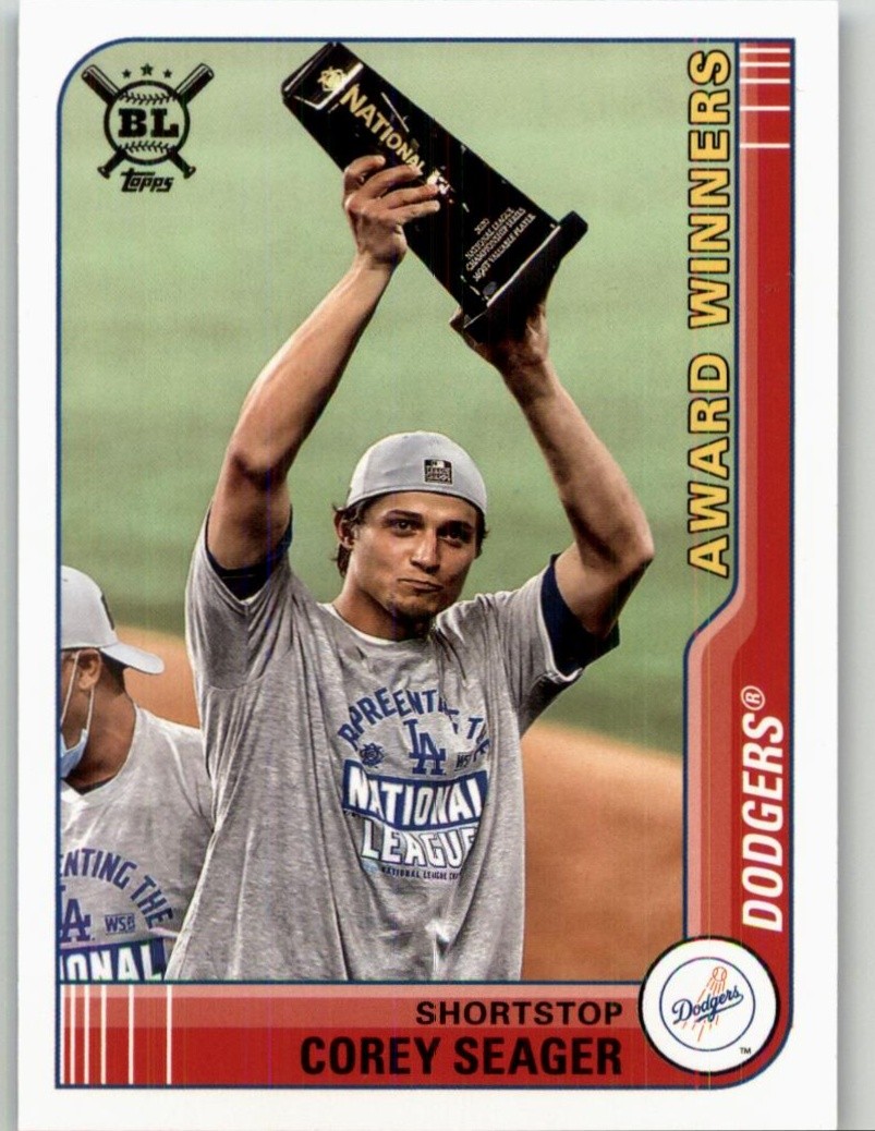 Corey Seager 2021 Topps Big League #283 Los Angeles Dodgers