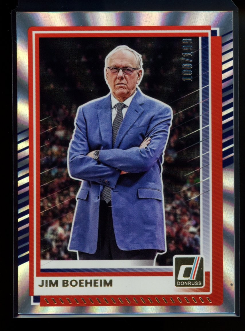 2025-26 Donruss #196 Jim Boeheim Holo Laser #/199