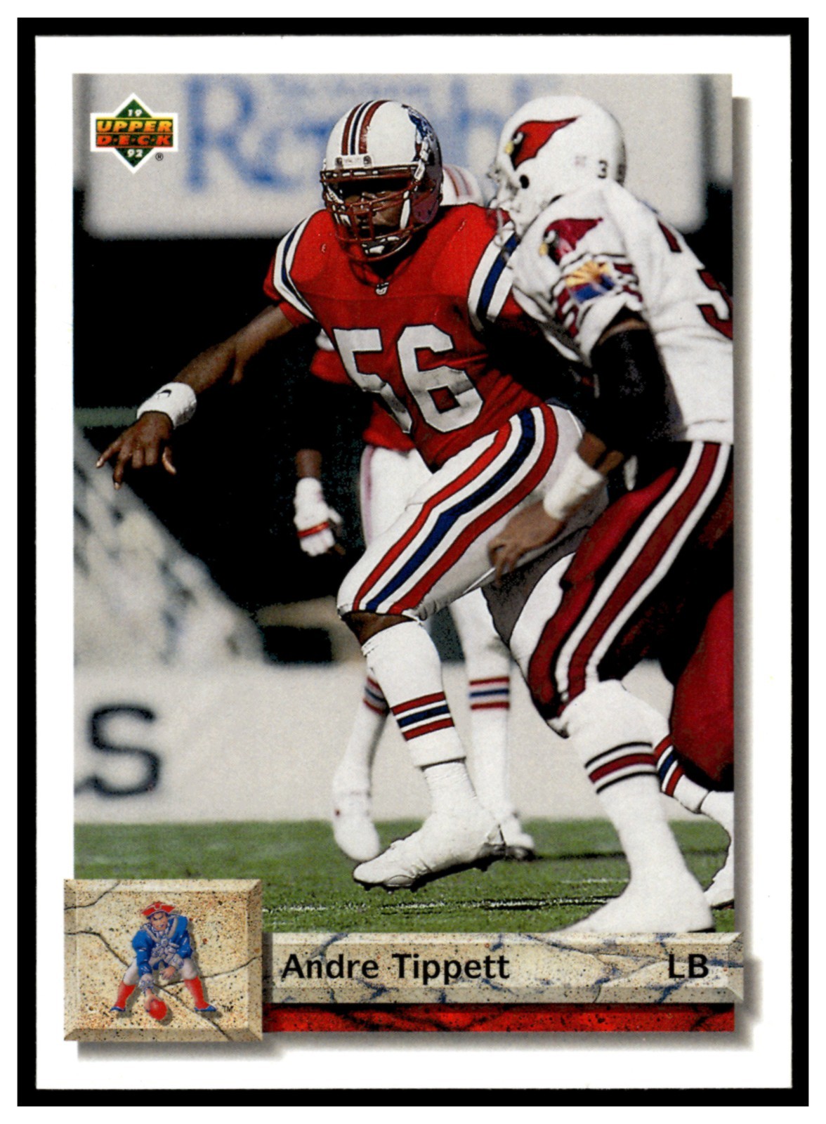 1992 Upper Deck #132 Andre Tippett ~ New England Patriots