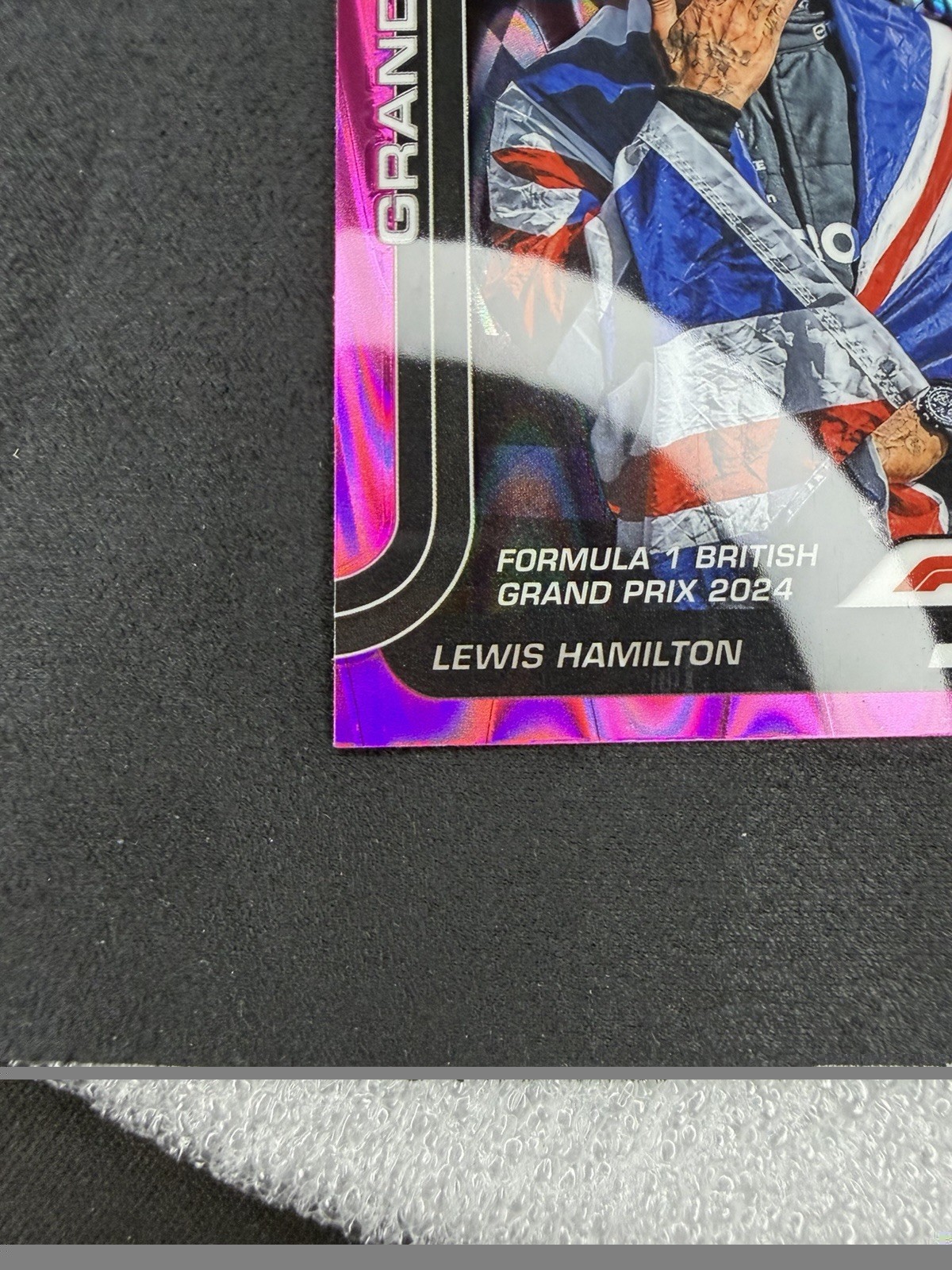 2025 Topps Chrome Formula 1 #133 Lewis Hamilton Pink RayWave Refractor #/250