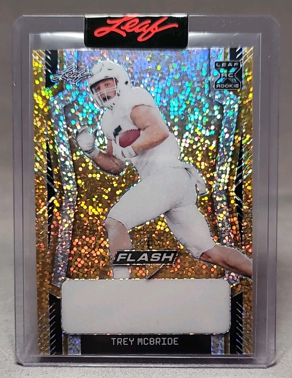 Leaf Flash Trey McBride Rookie Pre-Production Proof 1/1 A188277 NCAA Cardinals