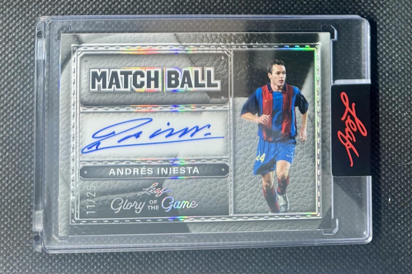 2026 ANDRES INIESTA Leaf Glory of the Game Autograph Auto /25 SPAIN Barcelona