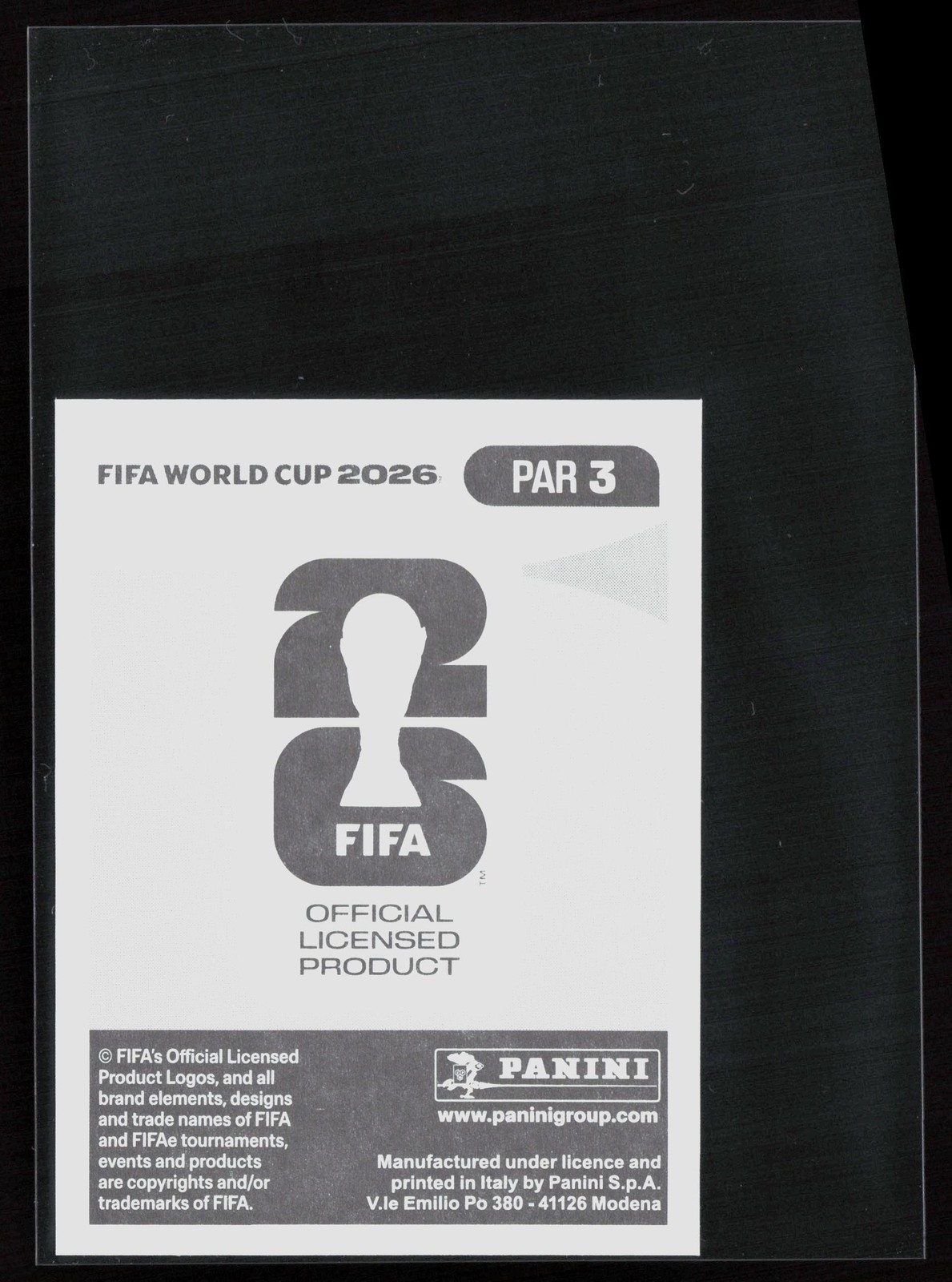 2026 Panini FIFA World Cup Stickers #PAR3 Orlando Gill