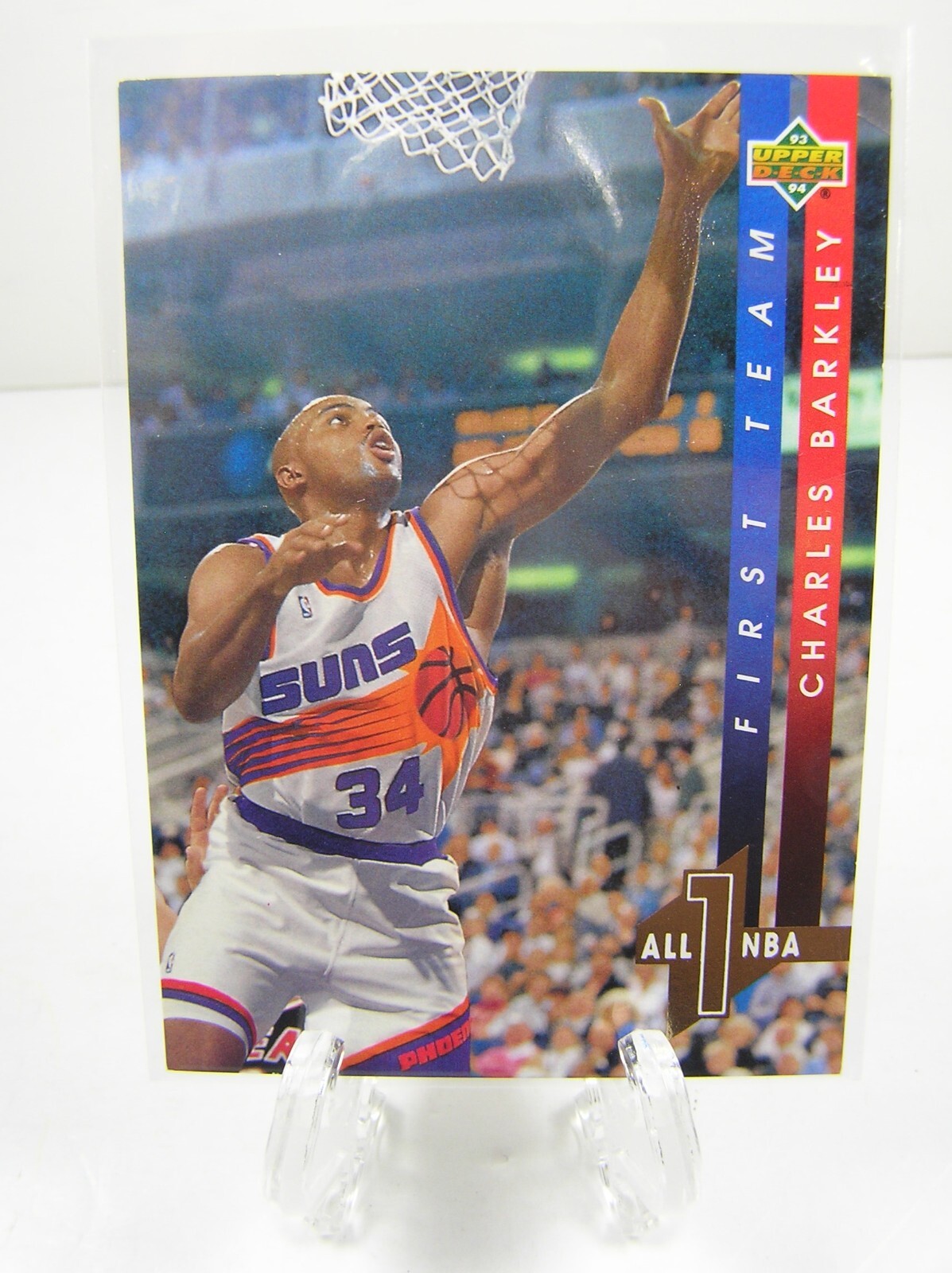Upper Deck 1993-94 NBA Basketball Card #AN1 Charles Barkley All NBA First Team