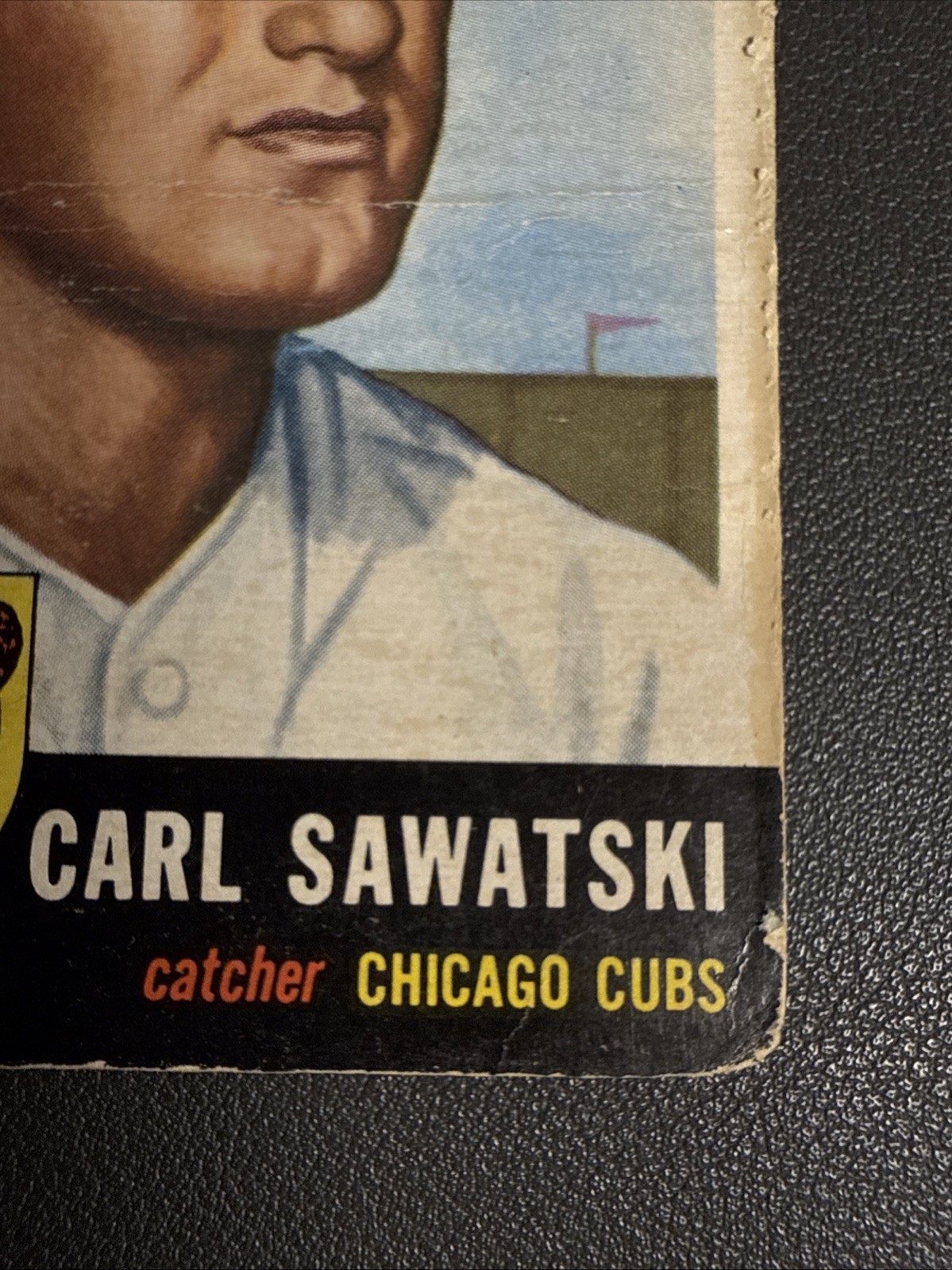 1953 Topps – Carl Sawatski #202 (RC) LOW GRADE-See Description