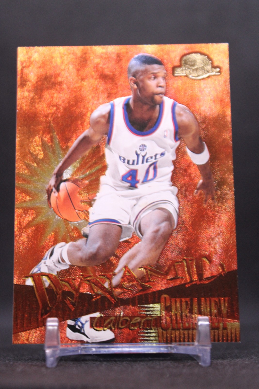 Calbert Cheaney #D9 1995-96 SkyBox Premium Dynamic Washington Bullets