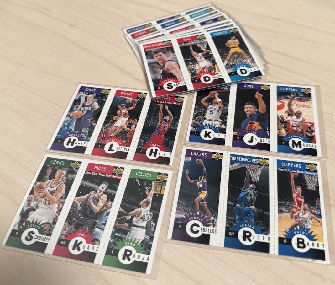 1996-97 NBA Collector’s Choice Mini-Cards – Complete Your Set – Take Your Pick