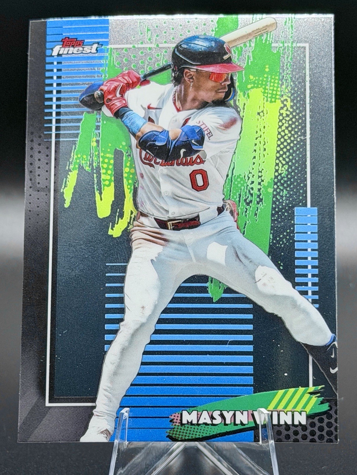 2026 Topps Finest #84 Masyn Winn Green Refractor St. Louis Cardinals