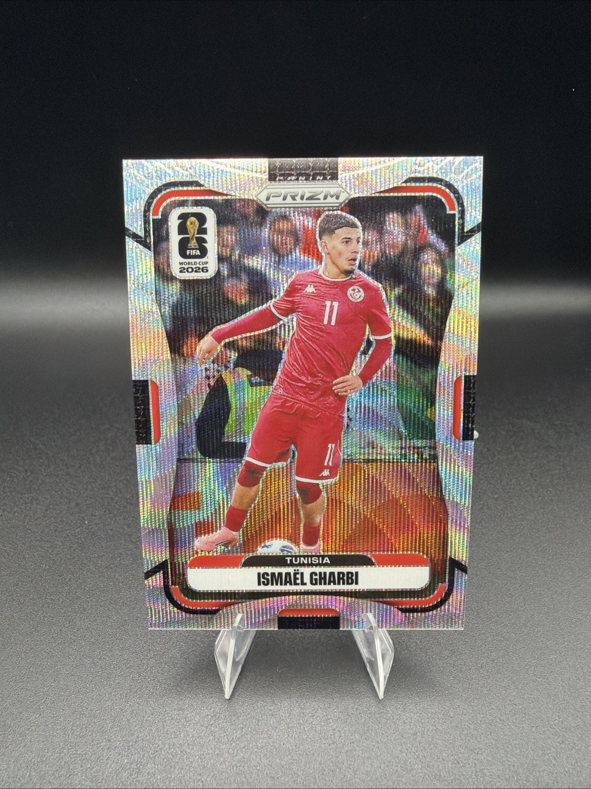 2026 Prizm FIFA World Cup Wave Prizm #426 Ismaël Gharbi, Tunisia