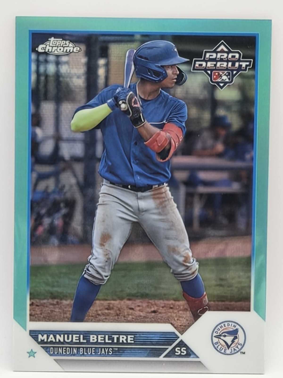 2023 Topps Pro Debut #PDC-183 Aqua Refractor /75 Blue Jays Prospect