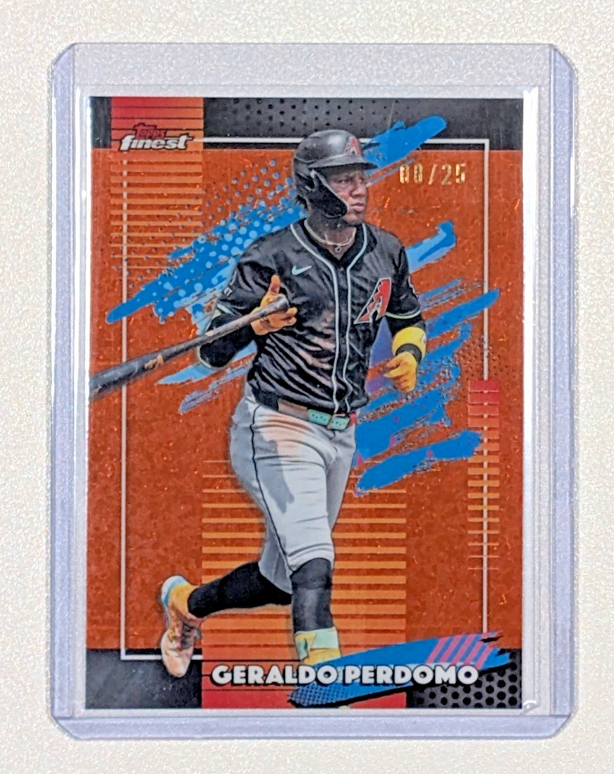 Geraldo Perdomo 2026 Topps Finest #149 Uncommon Orange Mini Diamond /25