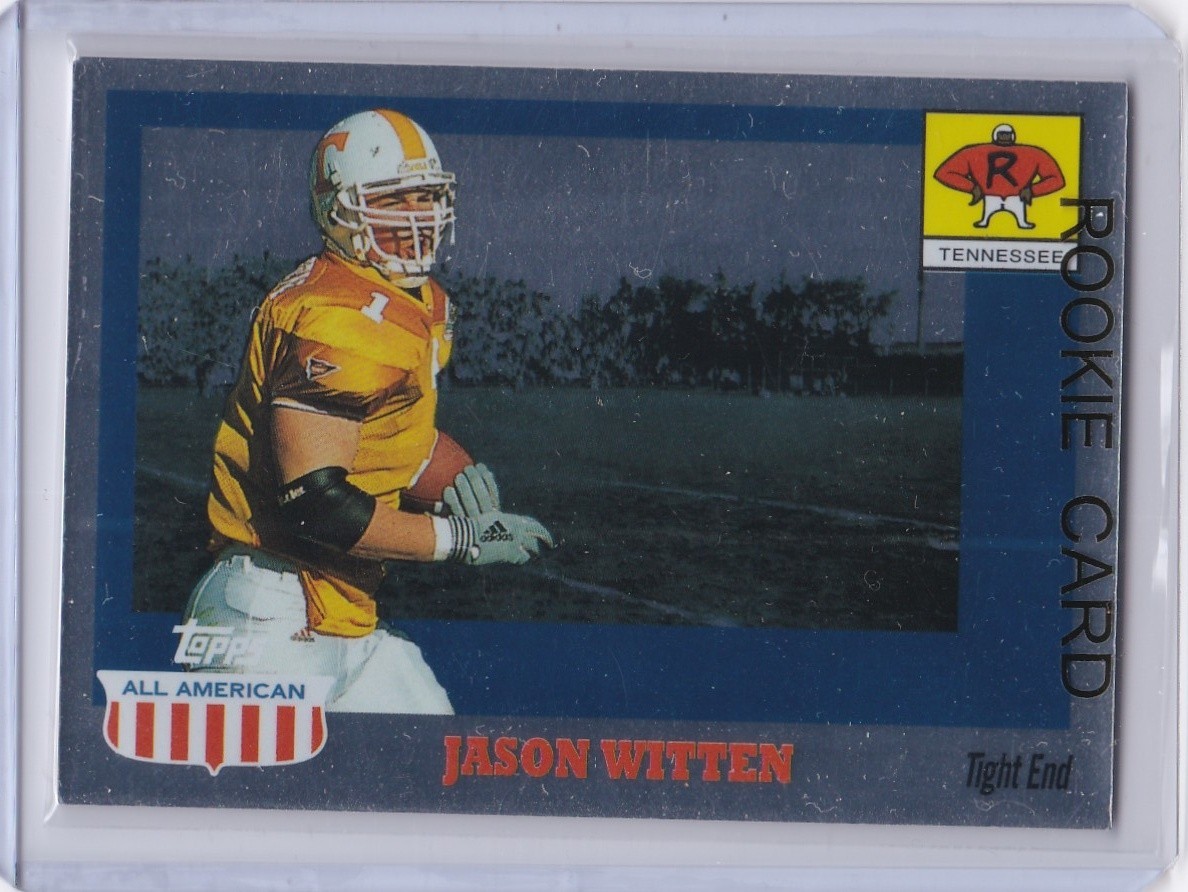 JASON WITTEN ROOKIE CARD Cowboys 2003 Topps All-American FOIL VERSION INSERT RC