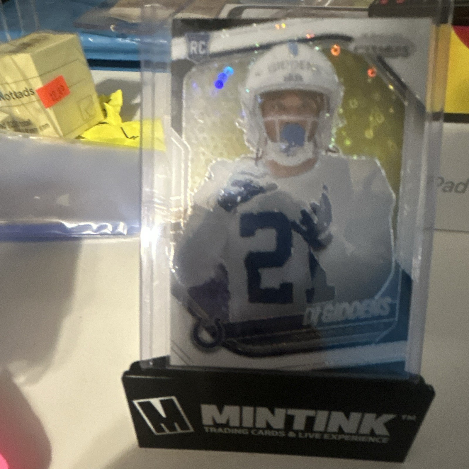 2025 Panini Prizm Dj Giddens Rookie white speckle Indianapolis Colts #