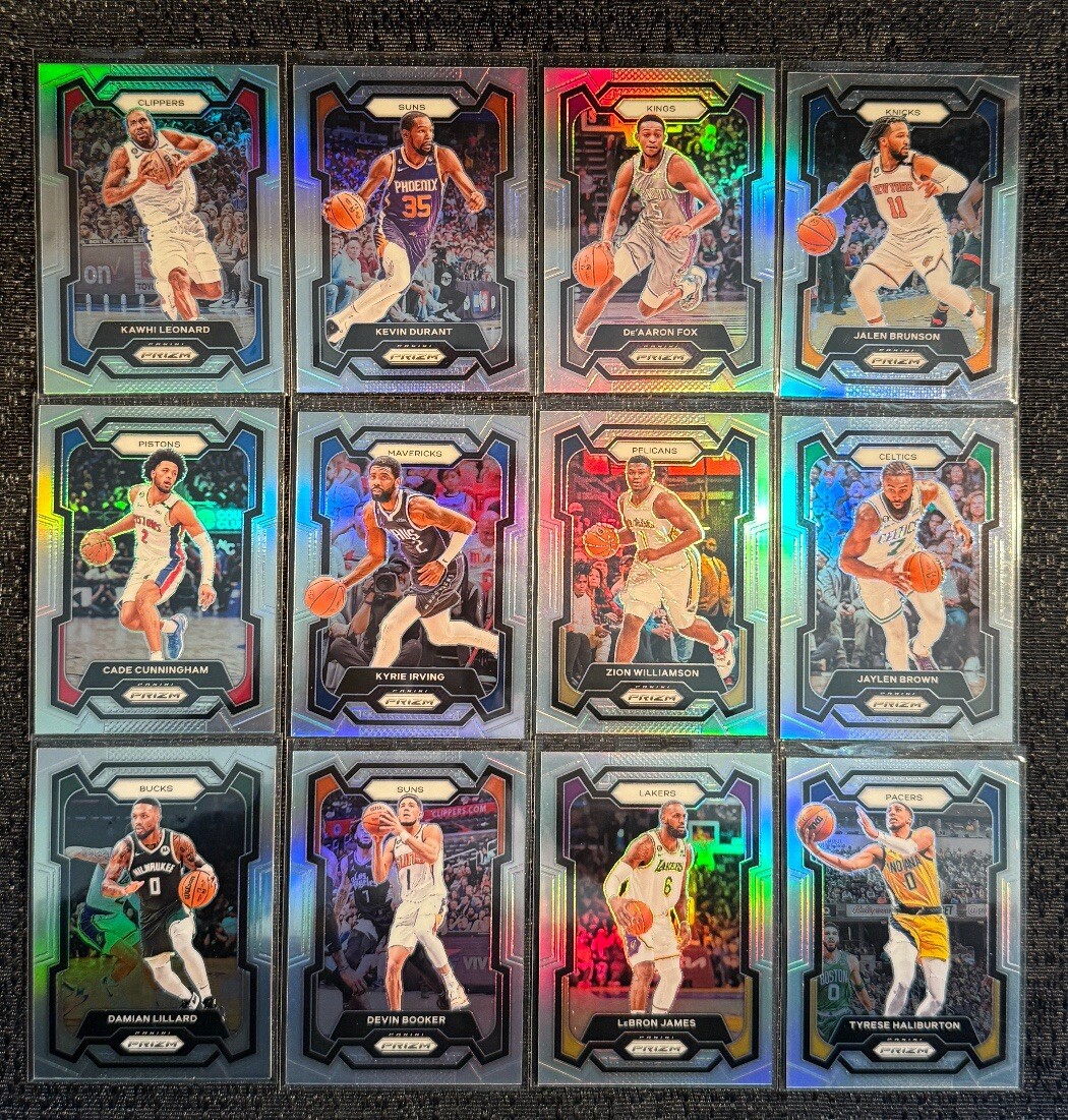2023-24 Panini Prizm SILVER Complete Your Set You Pick Basketball Card #1-296