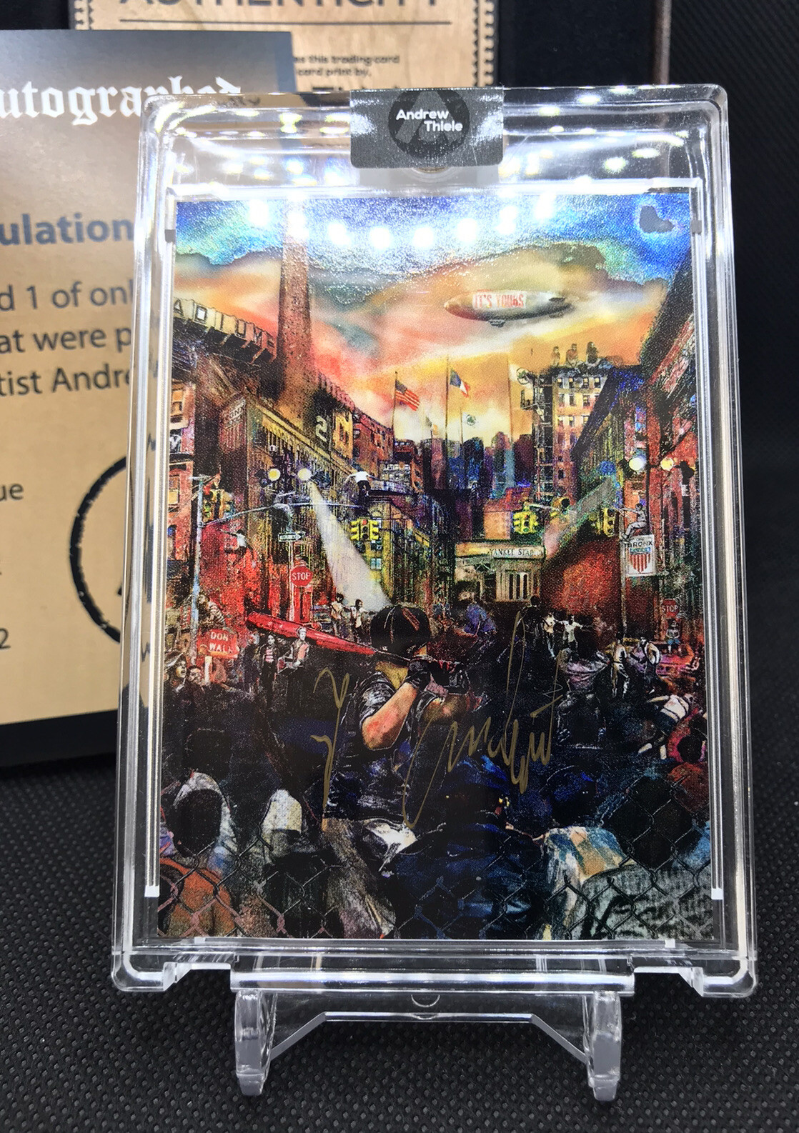 Topps Project 2020 Companion Andrew Thiele Auto Heritage Gerard Avenue Jeter #1