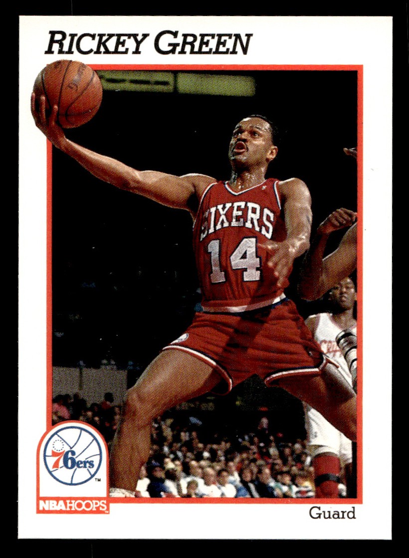 1991-92 NBA Hoops – Rickey Green #160 Basketball Sports Card Raw Trading Card