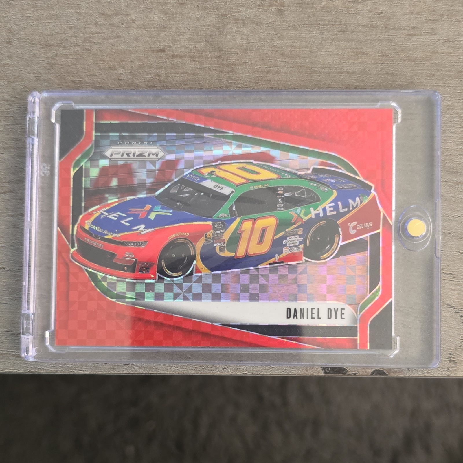 Panini Prizm 2025 Daniel Dye Kaulig Racing Red Power Prizm #61 /175 NASCAR