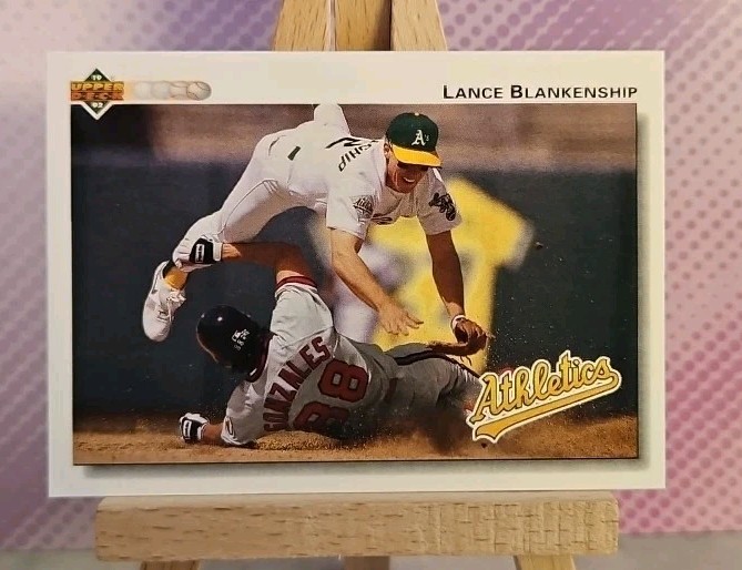 1992 Upper Deck: Lance Blankenship #749 – Oakland Athletics – NM Condition