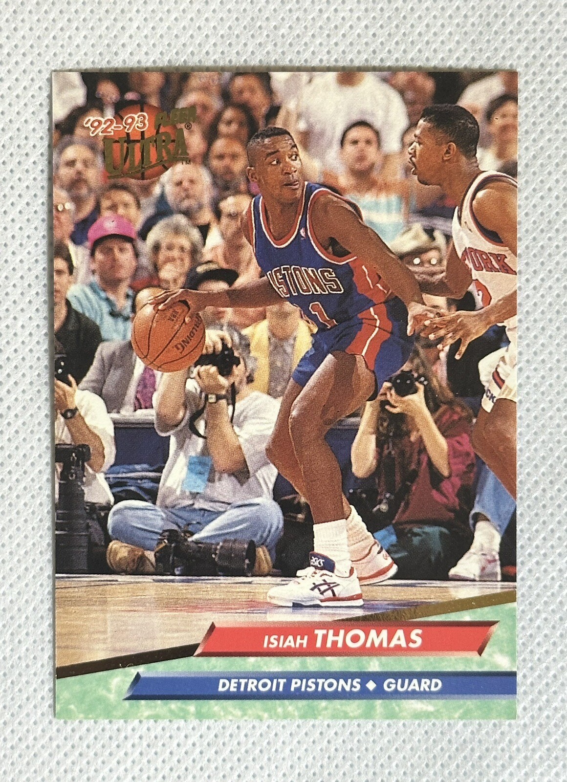 1992-93 Fleer Ultra Isiah Thomas #59 Basketball Card Detroit Pistons HOF