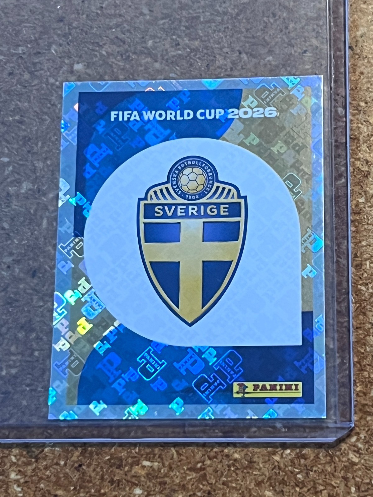 2026 Panini FIFA World Cup Soccer Sticker US Edition # SWE 1 Sweden Foil