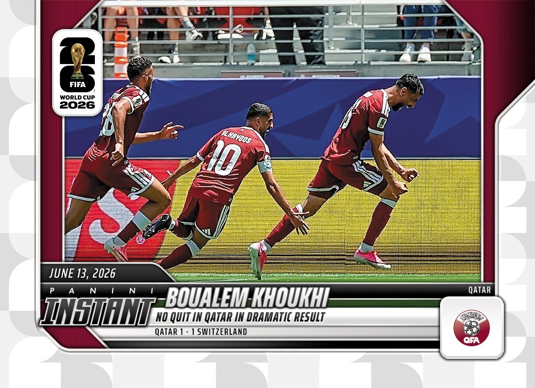 *PRESALE* 2026 Panini Instant FIFA World Cup Boualem Khoukhi #11 ~ Qatar