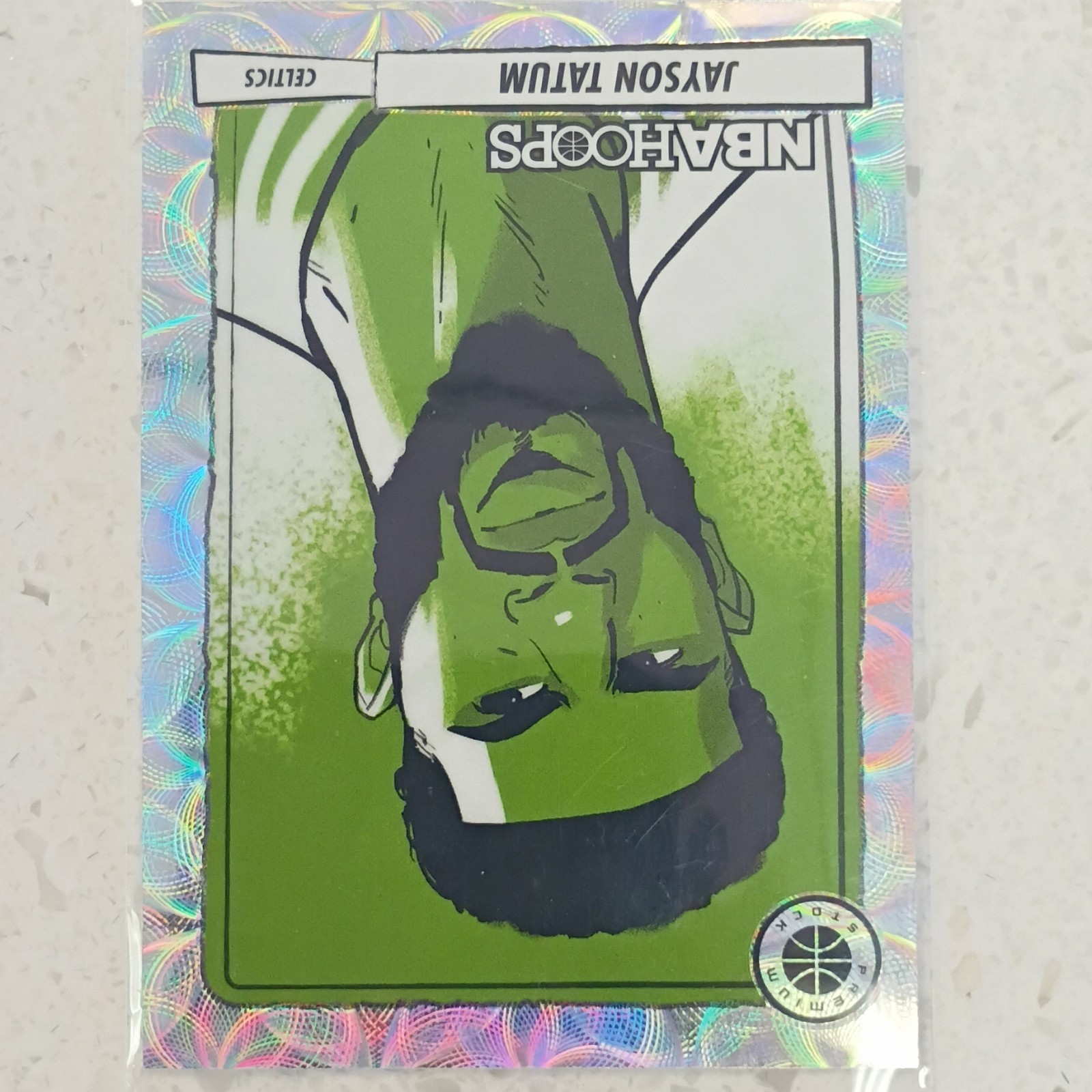 Panini 2023-24 Premium Stock Presentations Jayson Tatum No. 4 Prizm Celtics