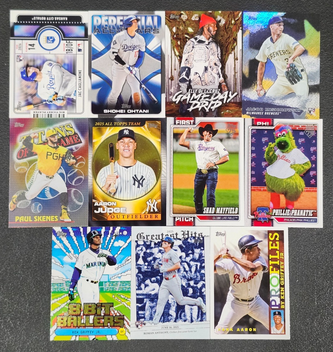2026 Topps Series 1 INSERTS with Celebration You Pick – 2 Card Minimum