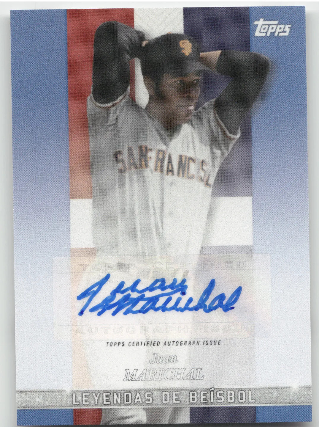 2022 Topps Leyendas de Béisbol Juan Marichal Auto #41-A 10/50