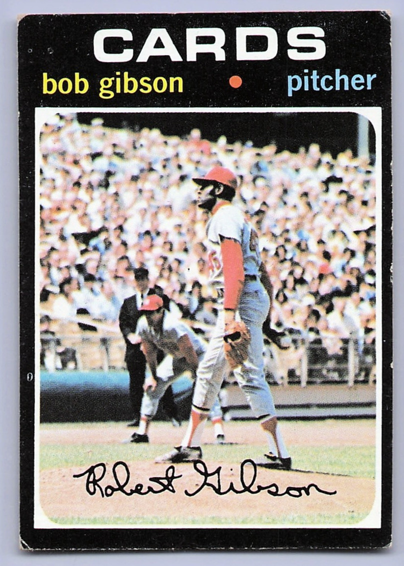 1971 Topps #450 Bob Gibson St. Louis Cardinals HOF *See Description*