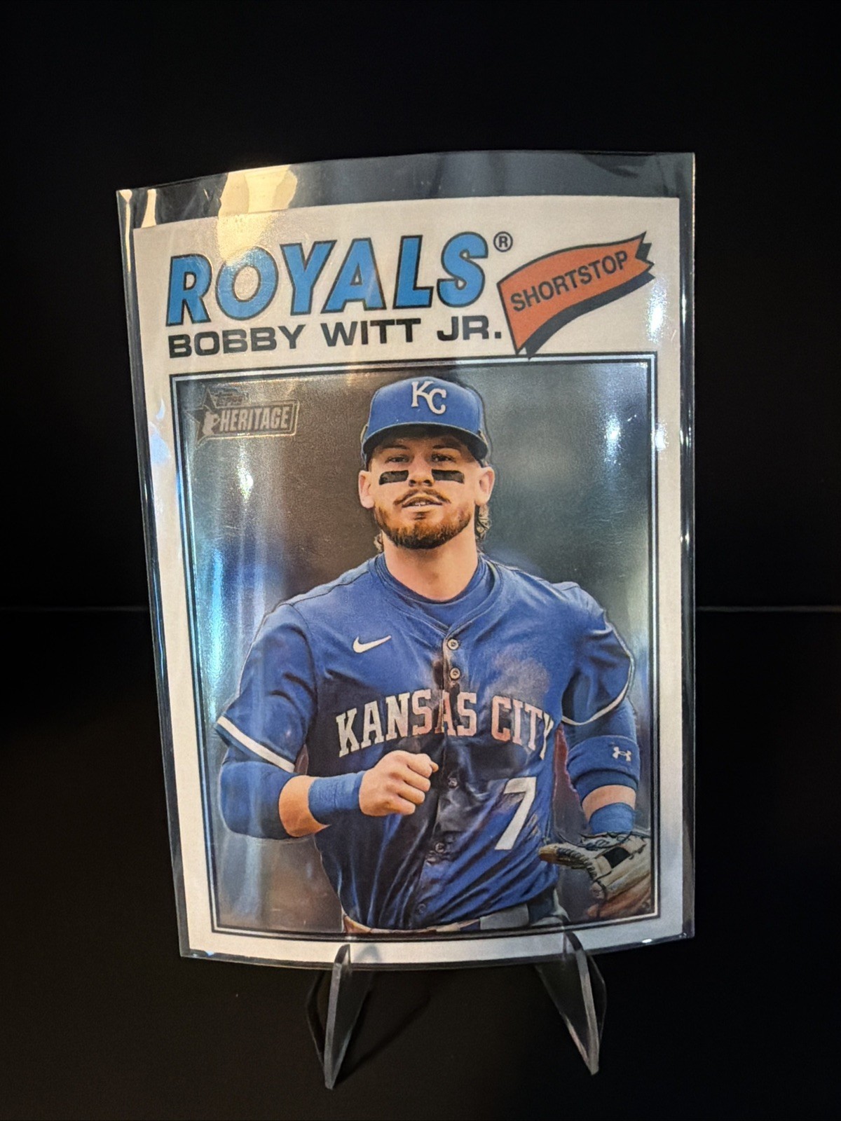 2026 Topps Heritage – Bobby Witt Jr. #160 Chrome