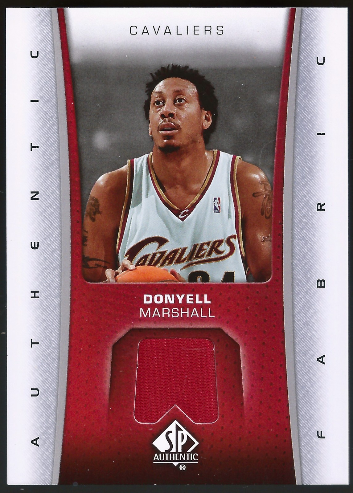 2006-07 SP Authentic Authentic Fabric Donyell Marshall Game-Used Jersey #AF-MA