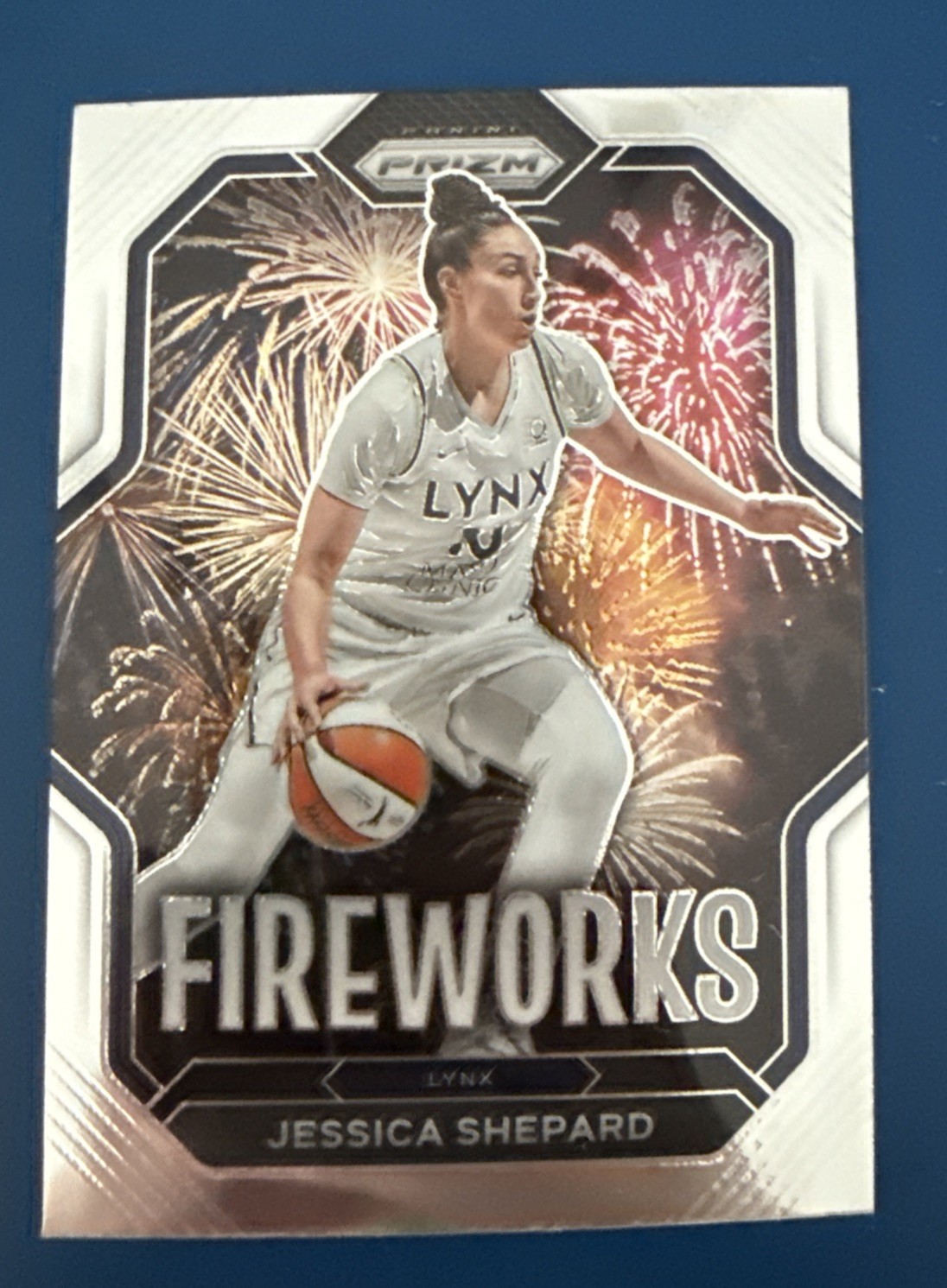 2023 Panini Prizm WNBA #15 Fireworks Jessica Shepard