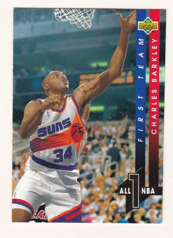 1993-94 UPPER DECK ALL-NBA #AN1 CHARLES BARKLEY (Suns)