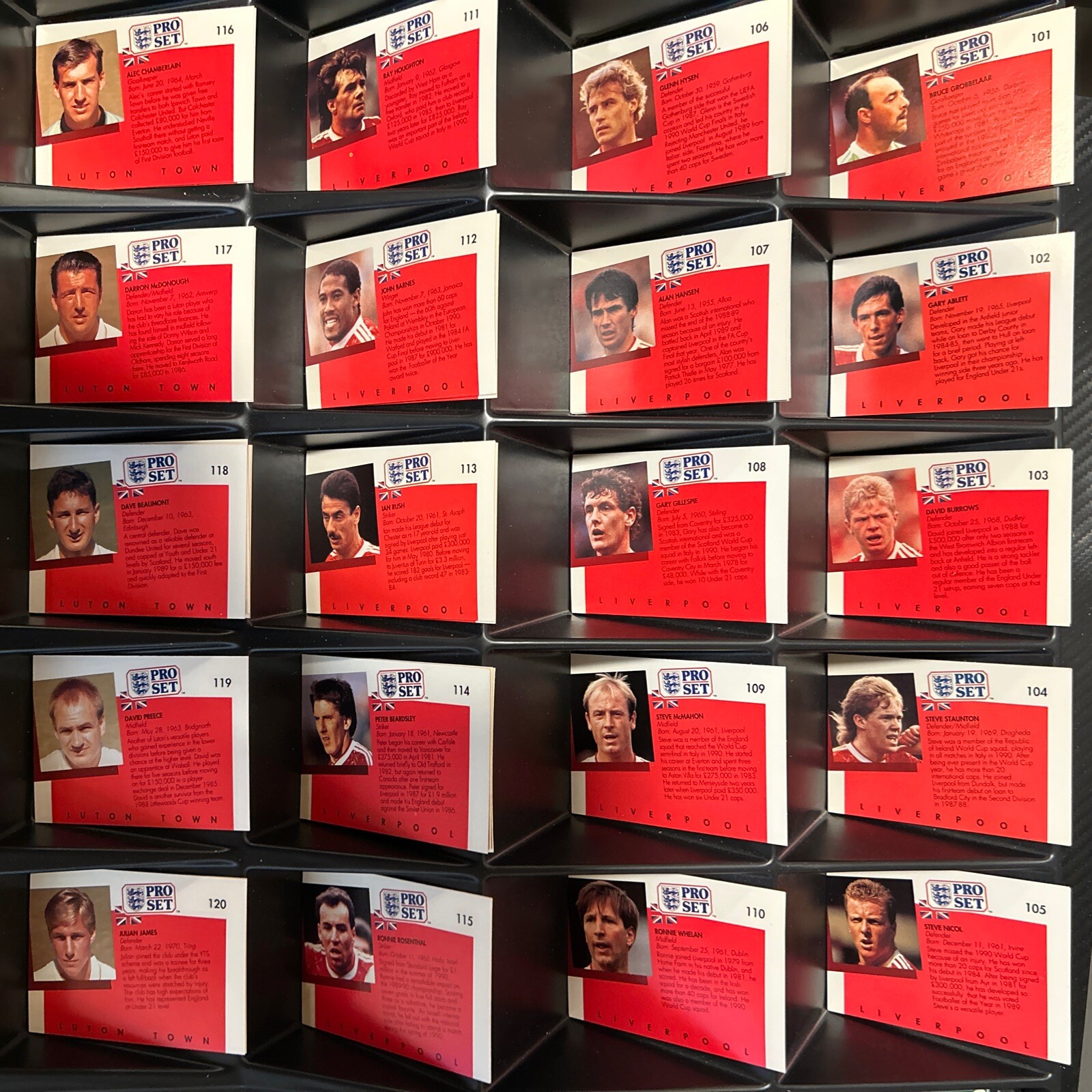 1990-91 Pro Set EPL English League Soccer Cards YOU PICK 1-199