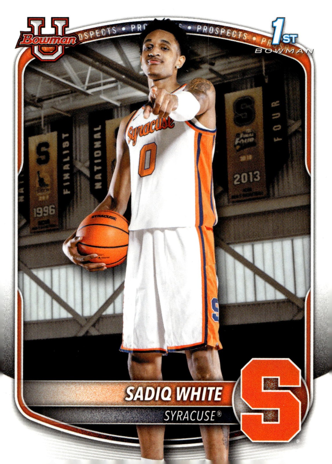 2025-26 Bowman Sadiq White #BPP-41 1st Bowman Prospects RC Syracuse Orange