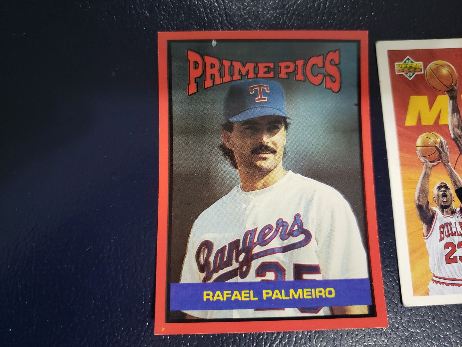 Rafael Palmeiro Texas Rangers Sports Card Review PRIME PICS Red BORDER Oddball