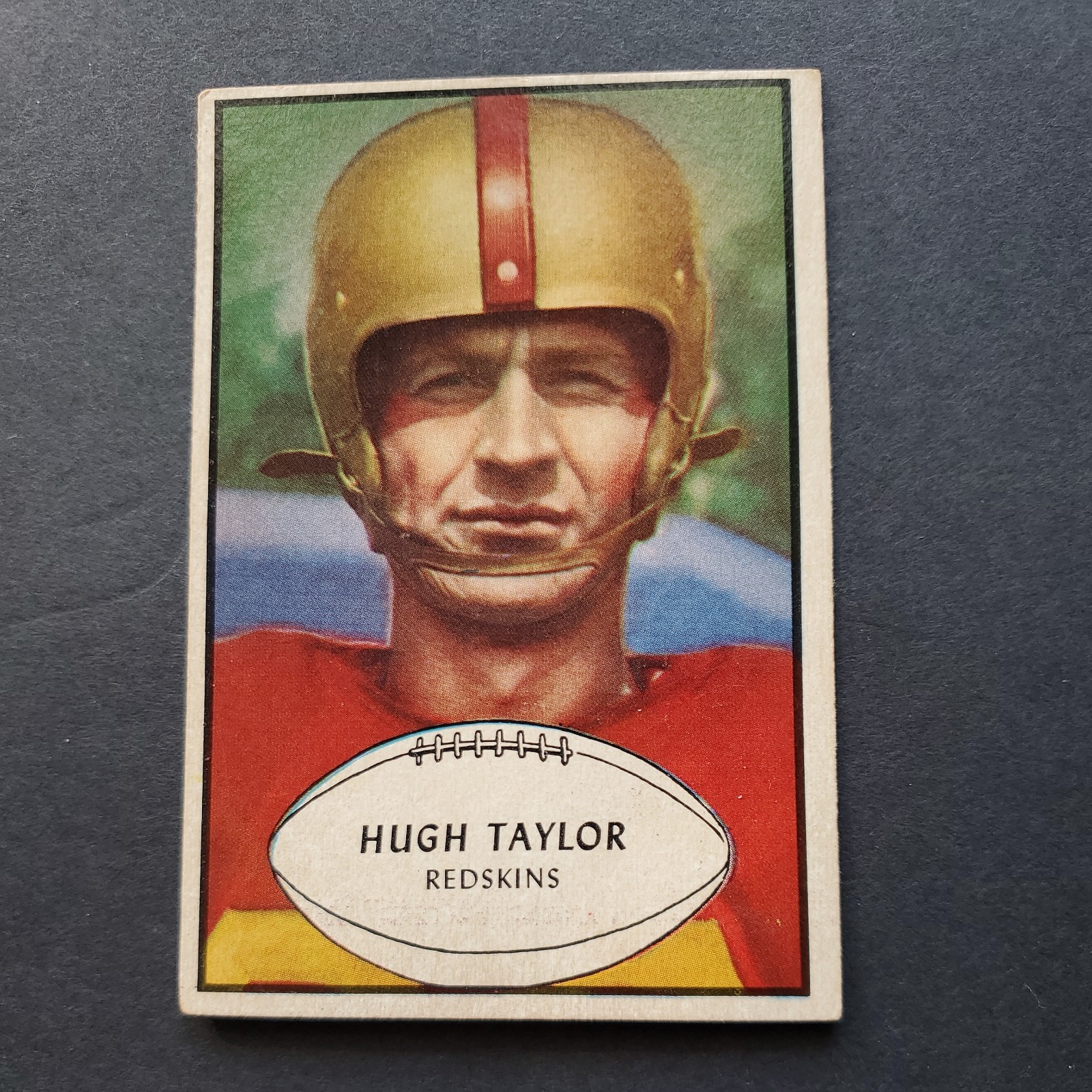 1953 Bowman Football #84 Hugh Taylor NICE Card. see pictures