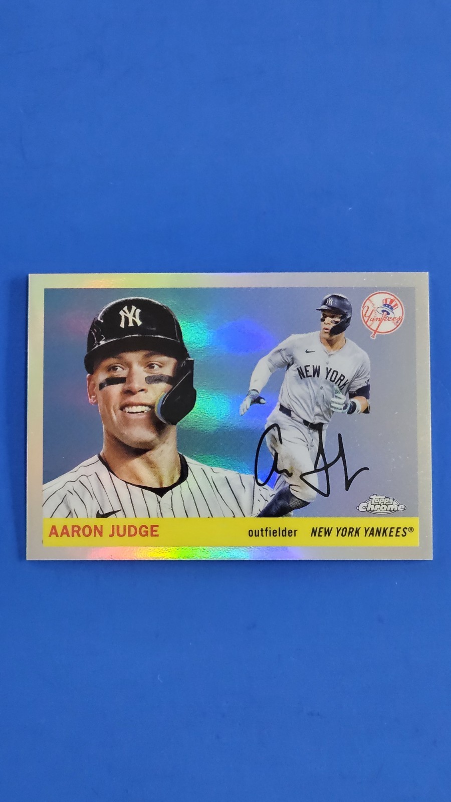 Aaron Judge – 2025 Topps Platinum Anniversary Image Variation SP