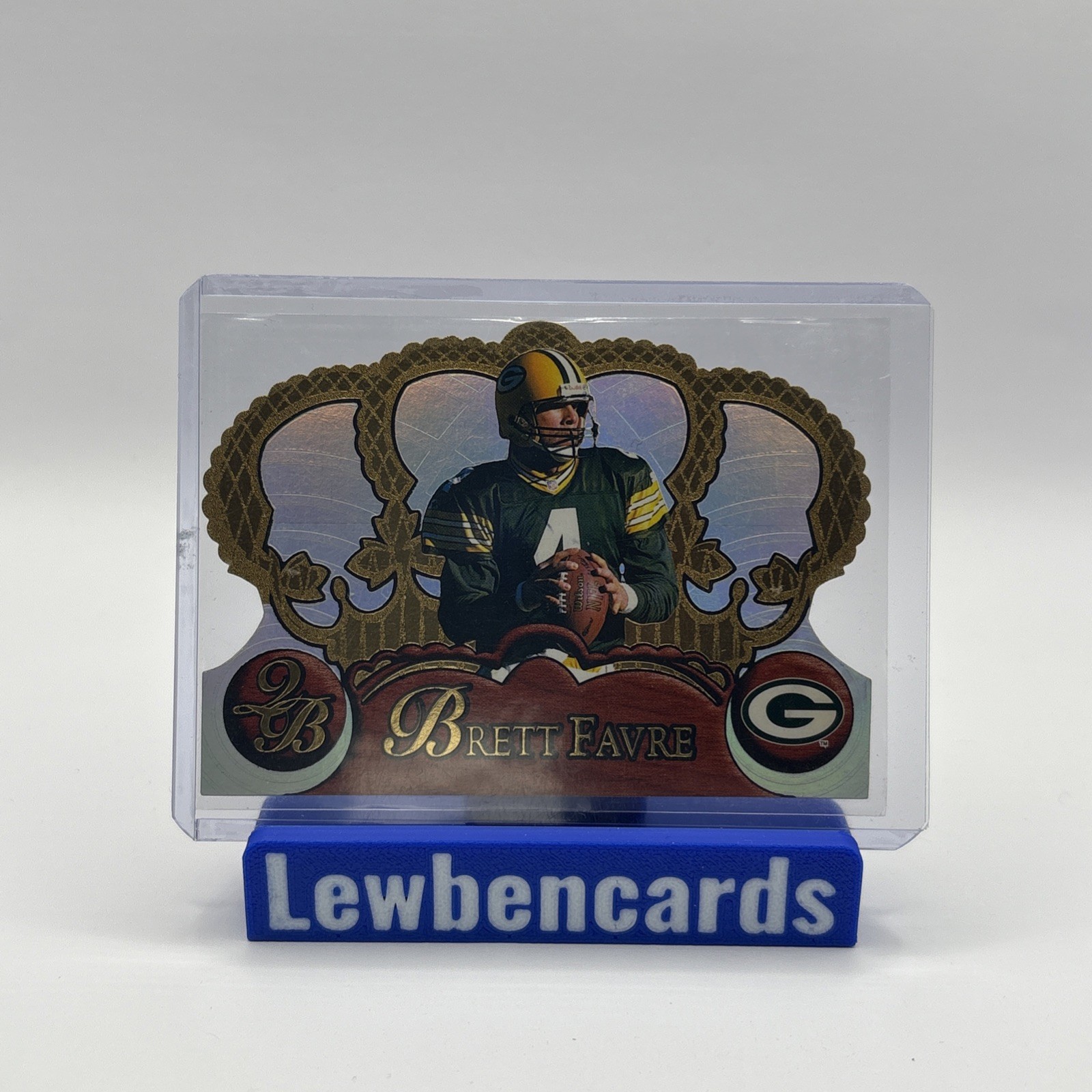 Pacific Brett Favre Green Bay Packers Die-Cut #51 1997 Crown Royale Football
