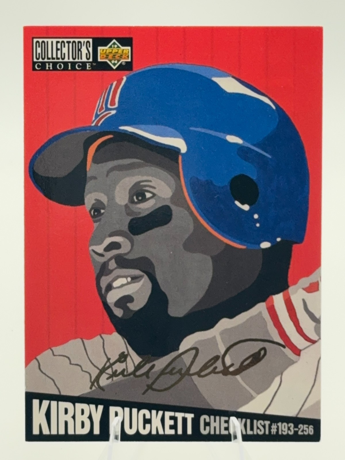 1994 Collector’s Choice Gold Foil Signature Kirby Puckett #319 HOF NM