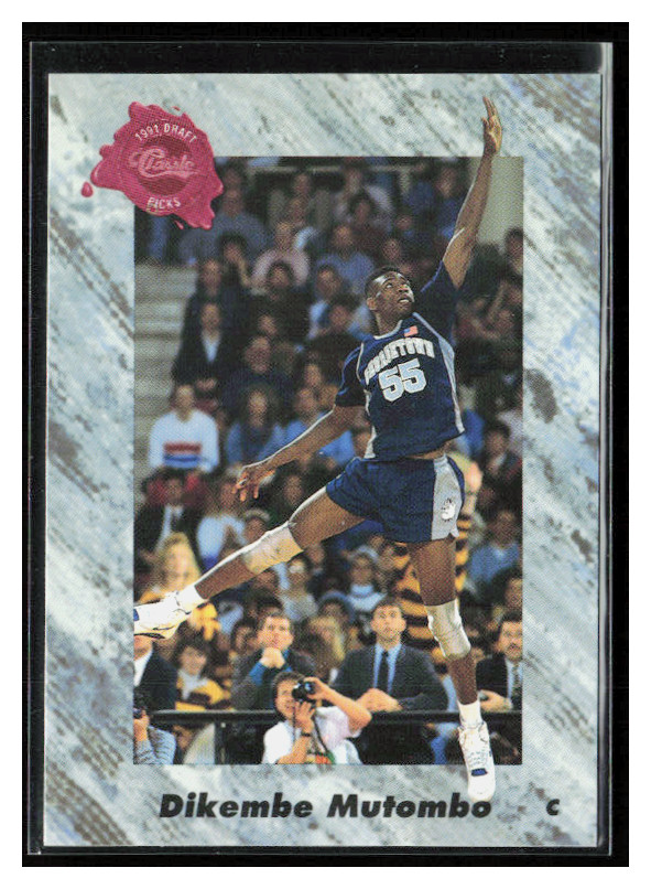1991 Classic Score Board #151 Dikembe Mutombo