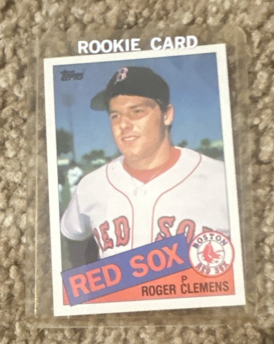 Topps 1985 Roger Clemens Rookie Card #181 Boston Red Sox