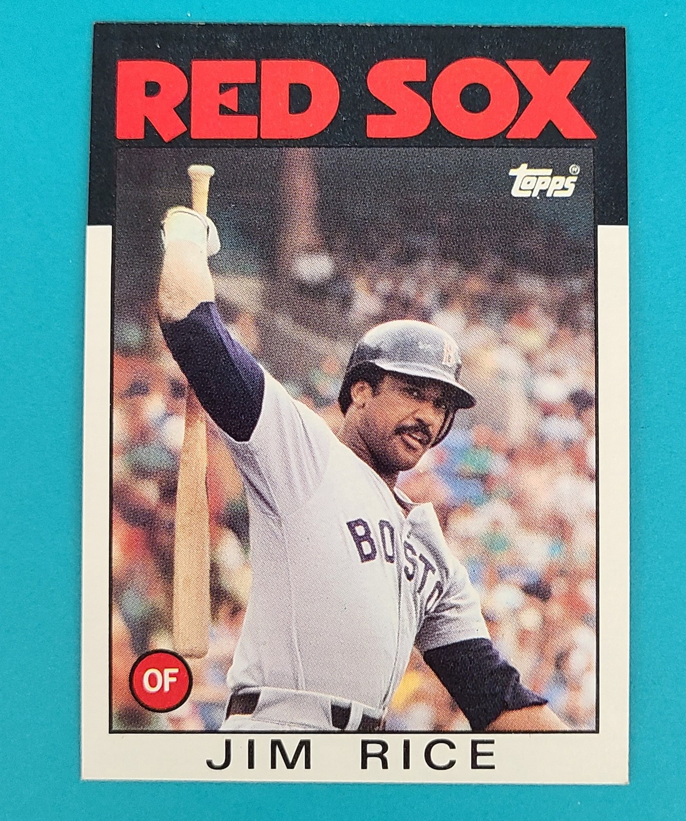 1986 Topps #320 Jim Rice Boston Red Sox BASEBALL Card S9