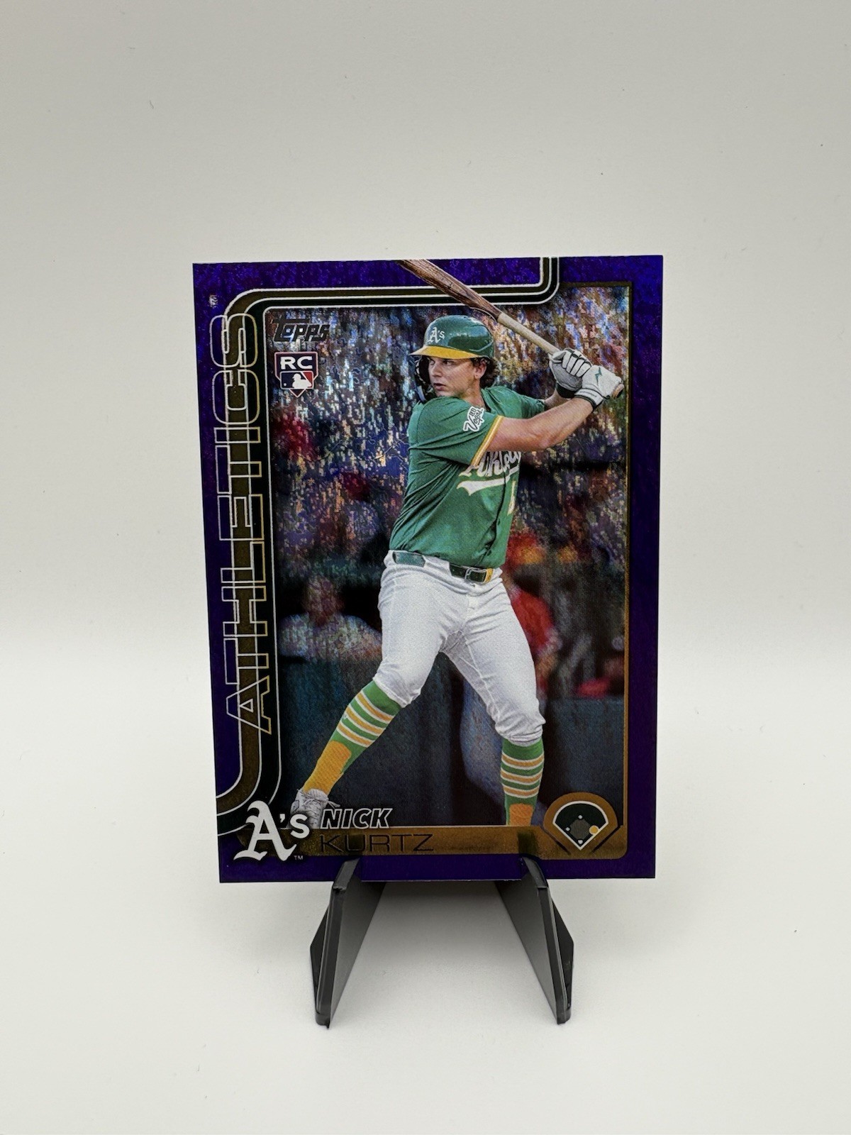 Topps 2025 Update Series Nick Kurtz RC Purple /250 #US201 Athletics
