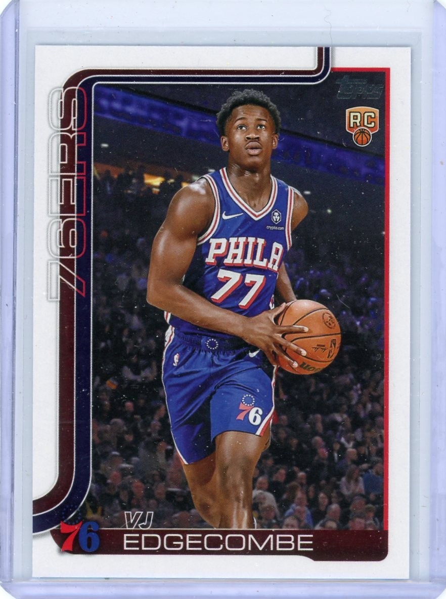 Topps NBA Flagship 2025-26 VJ Edgecombe Rookie #203 76ers!