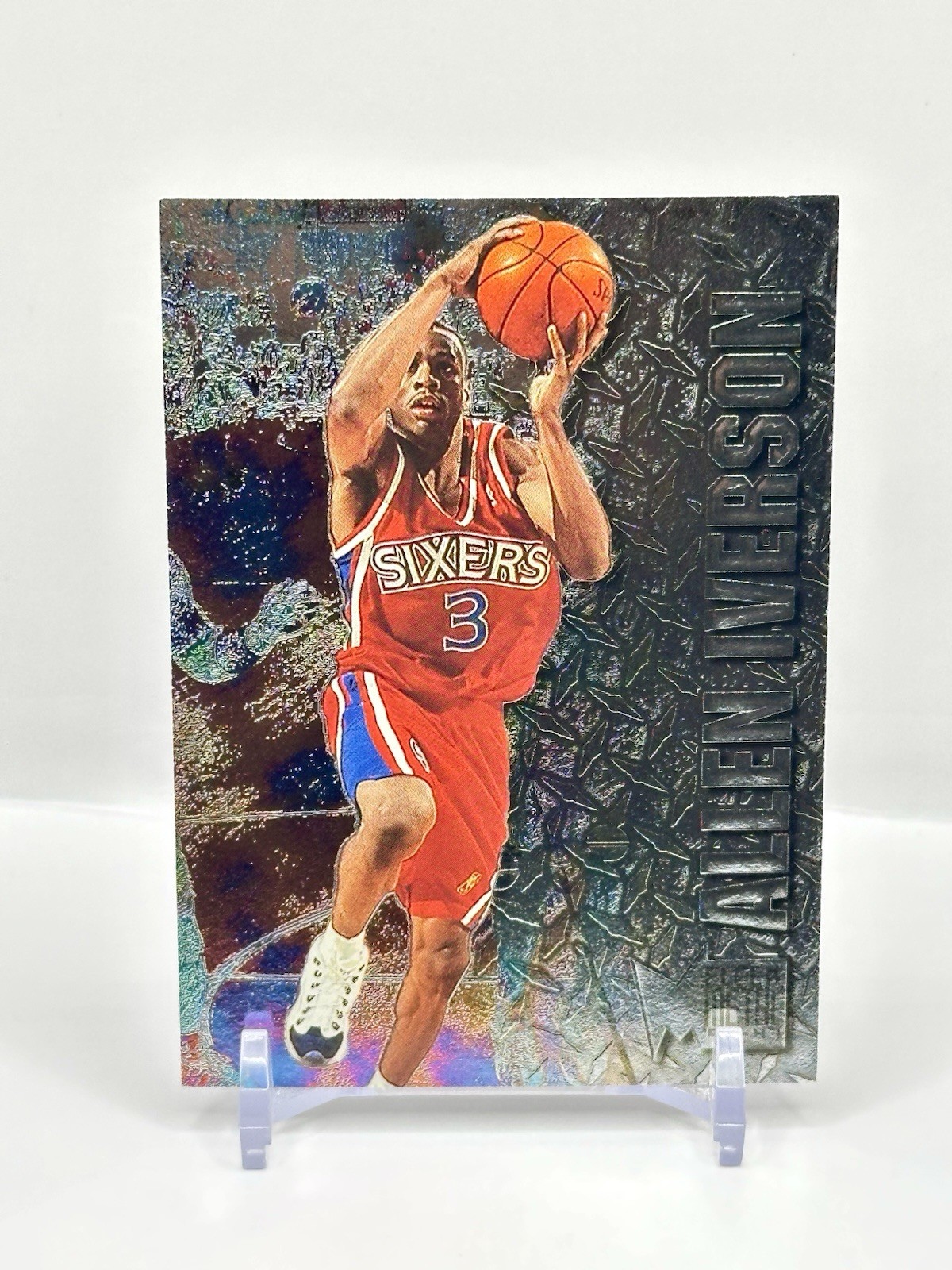 Allen Iverson 1996-97 Fleer Metal #201 (RC) Philadelphia 76ers