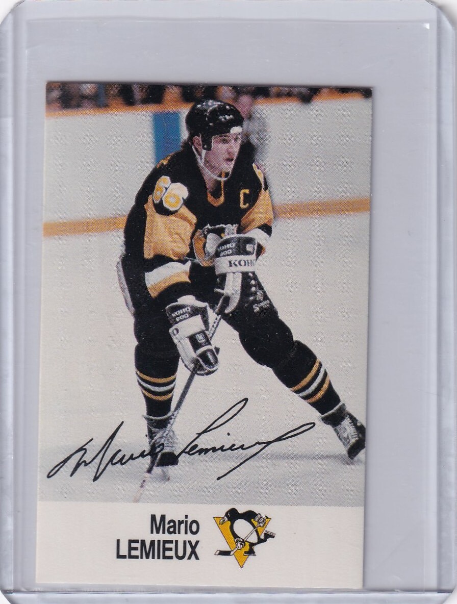 1988 Esso NHL All-Star Collection Mario Lemieux #NNO Pittsburgh Penguins